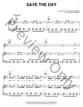 Save the Day piano sheet music cover